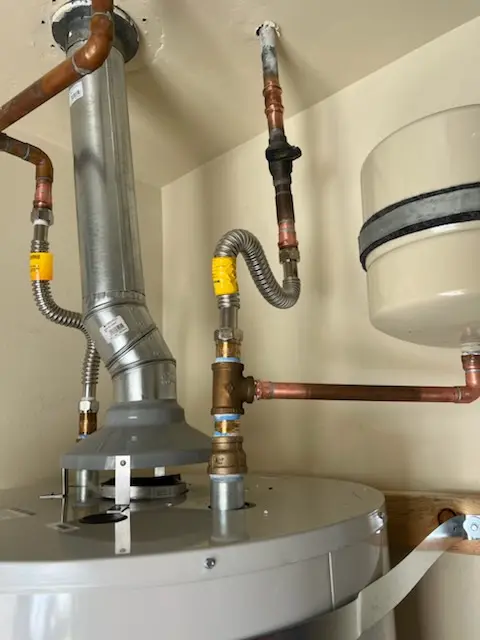 Water heater installation and plumbing repair in Immaculata